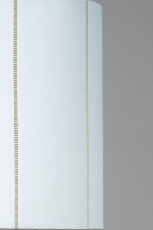 Abbotsbury - Silk Stripe oval drum shade
