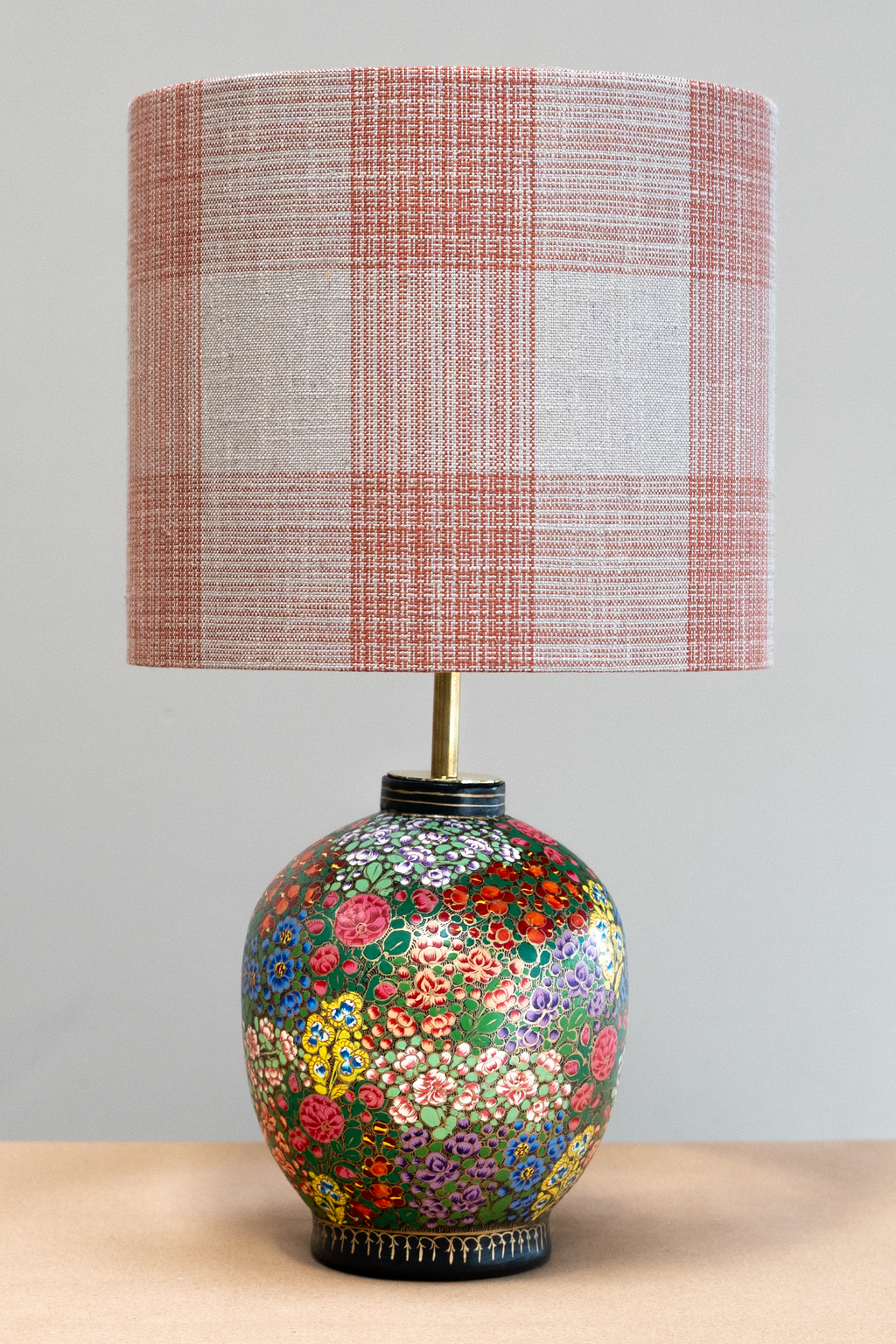 Wareham - Textured check drum shade