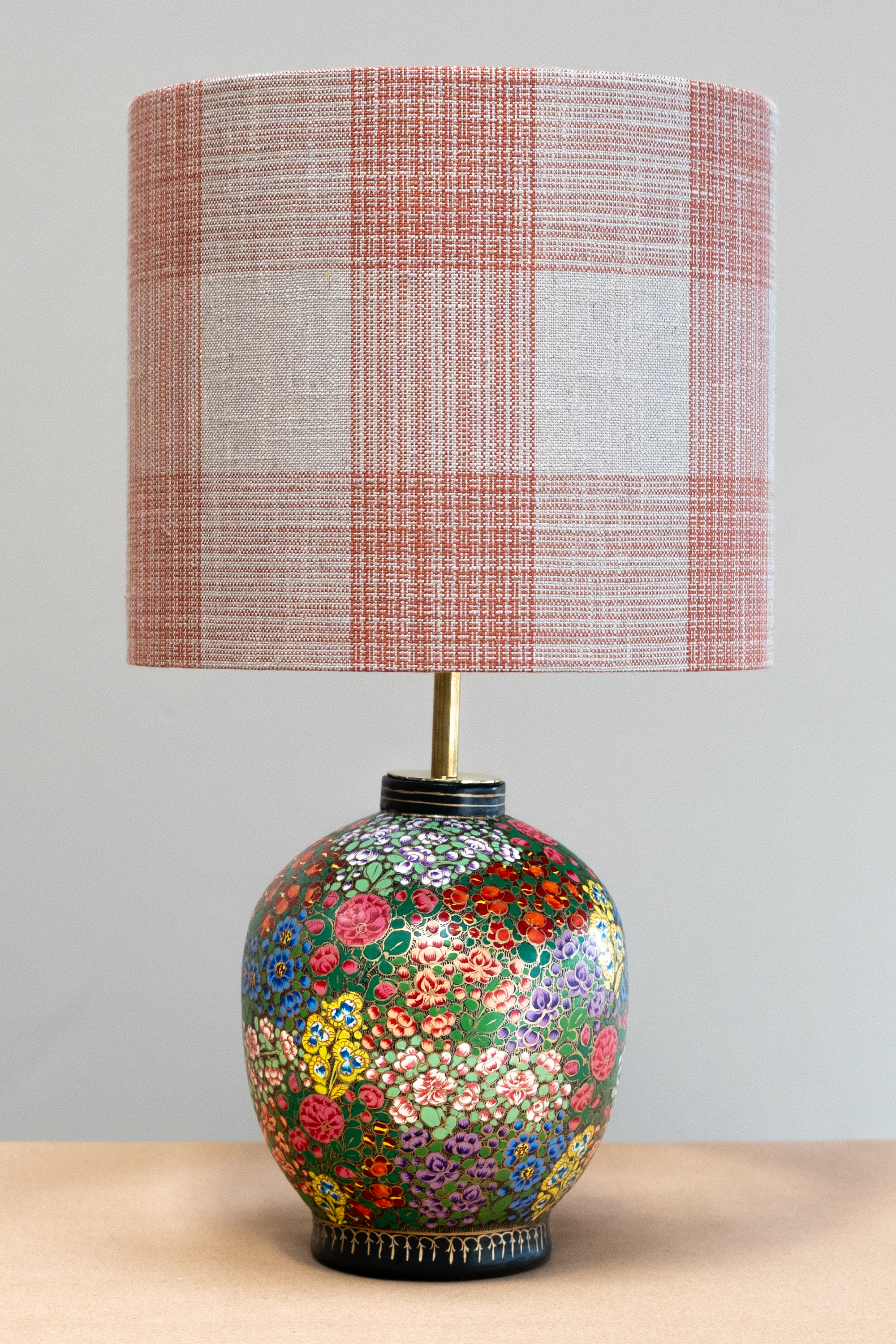 Wareham - Textured check drum shade