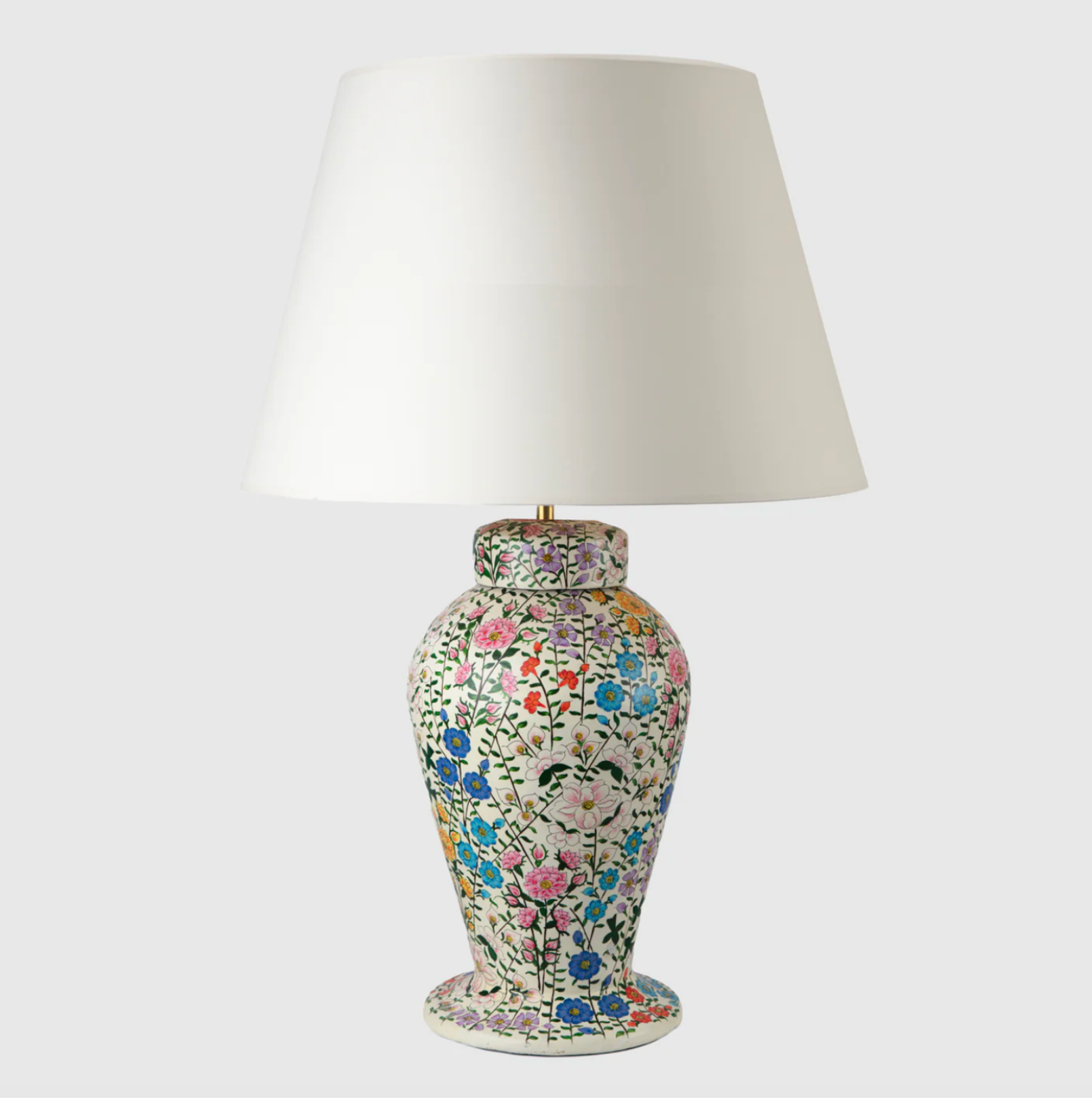 Kashmiri Urn Floral Table Lamp Base