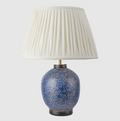 Kashmiri Small Urn Blue Table Lamp Base