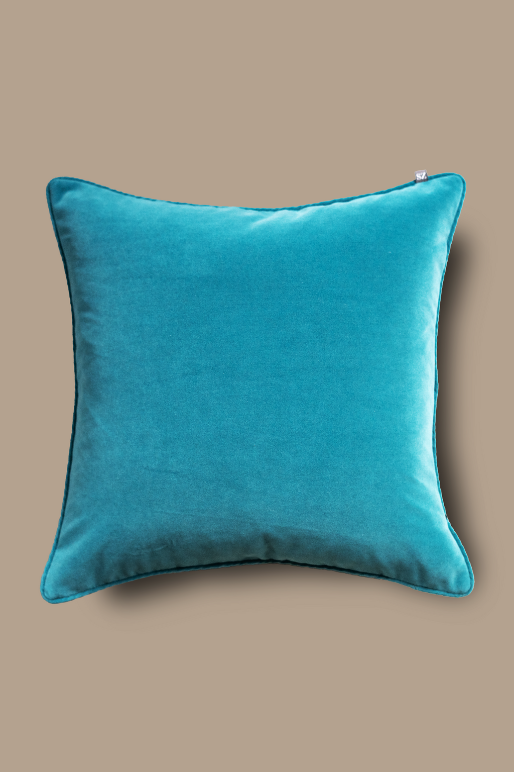 Poole - Geometric luxury velvet cushion