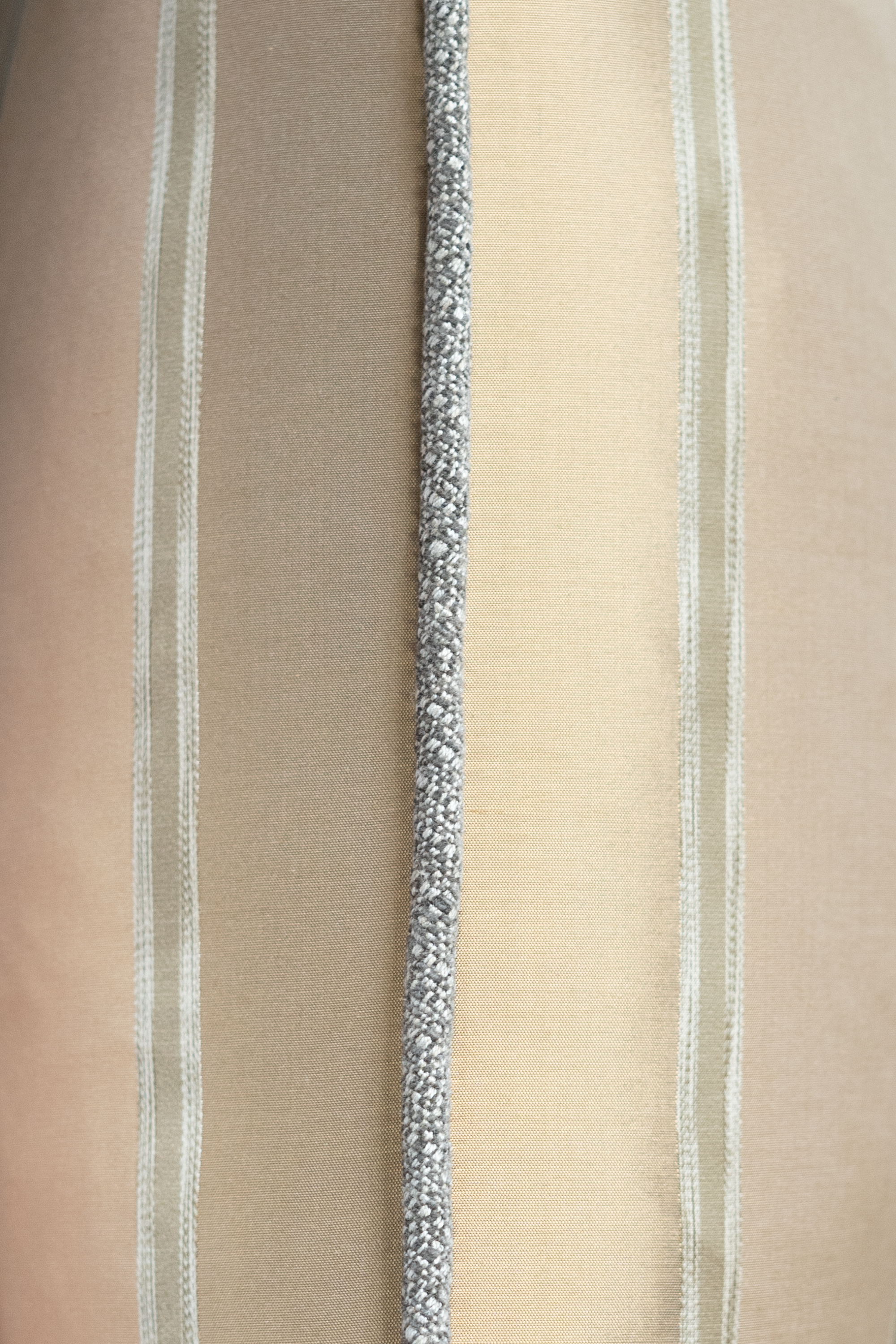 Sherborne - Bronze silk stripe cushion