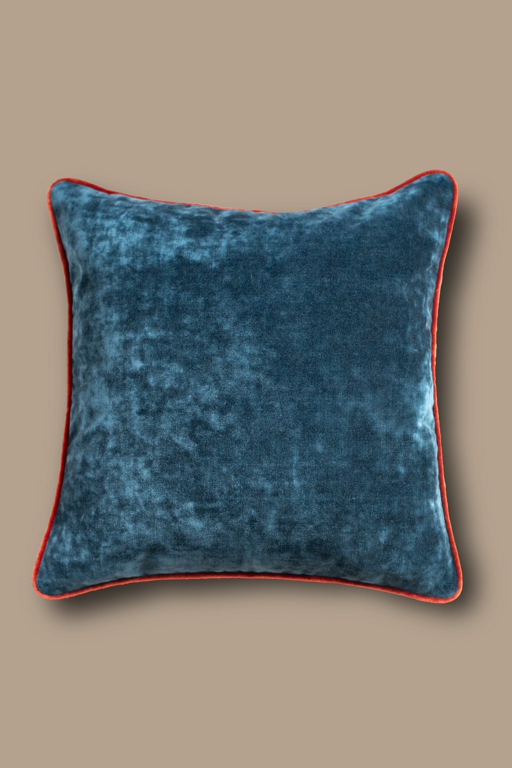 Bryanston - Velvet piped cushion