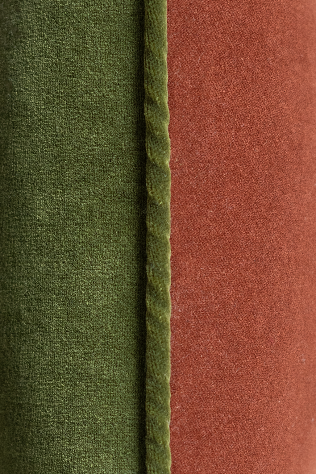 Horton - Chestnut velvet cushion