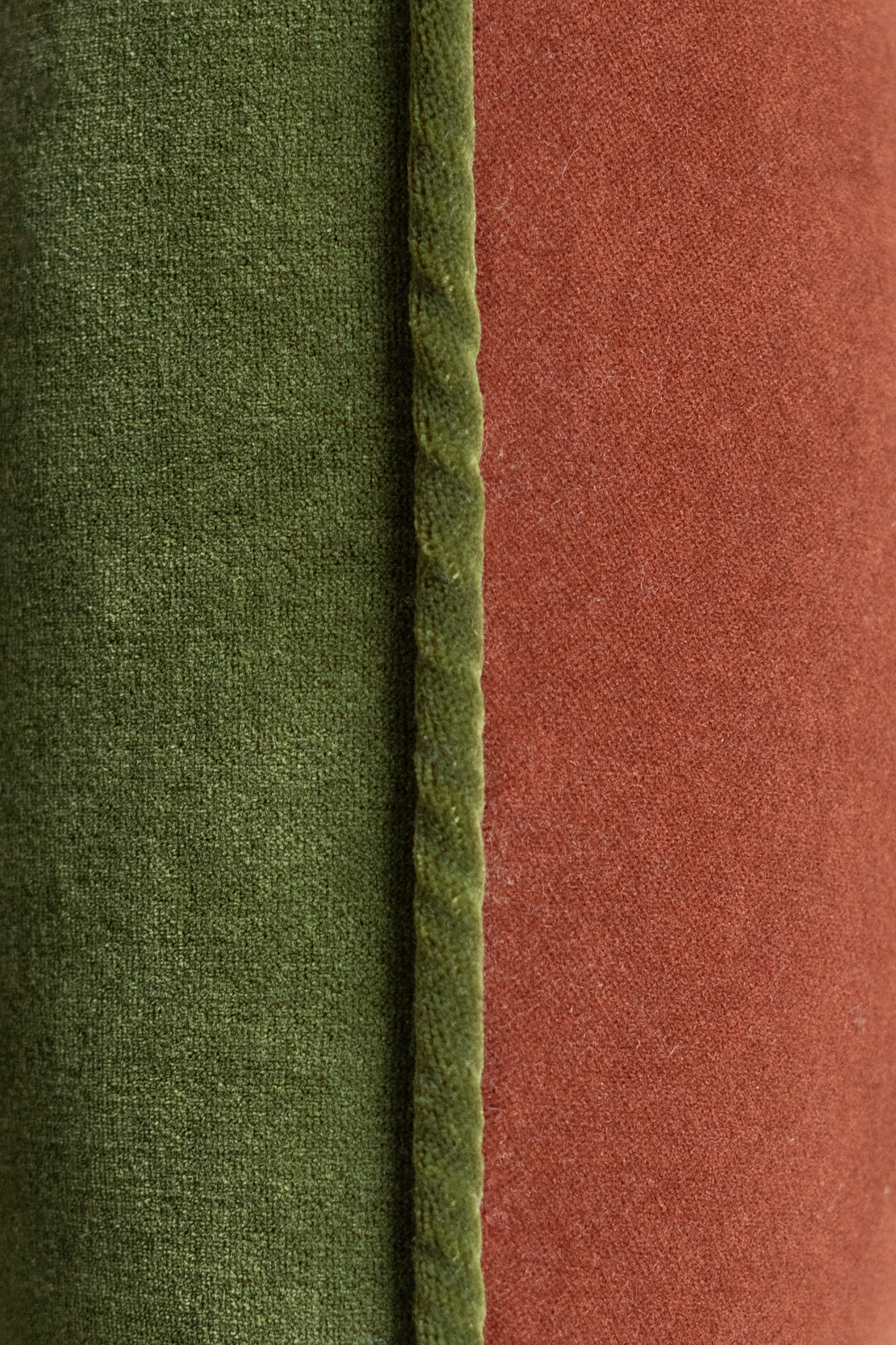 Horton - Chestnut velvet cushion